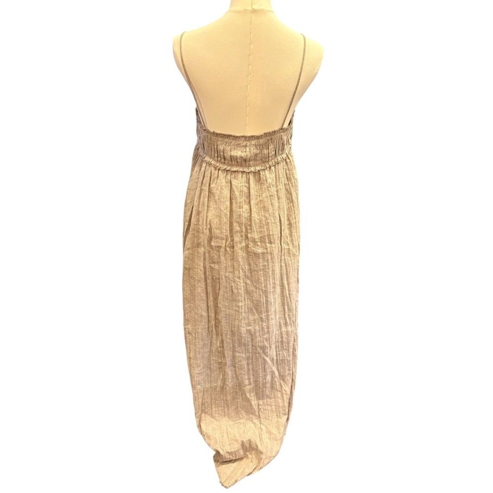Massimo Dutti
Long  Gathered  Halter Neck Strappy Dress in Sz S - Picture 6 of 11